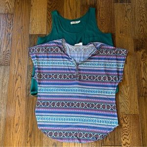Bundle of 2 XL Flowy Tops